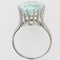 Bague 53 Bague aigue-marine diamants années 60 58 Facettes 20-152-48