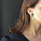 Boucles d'oreilles Boucles d'oreilles jades diamants agates 58 Facettes 22-197