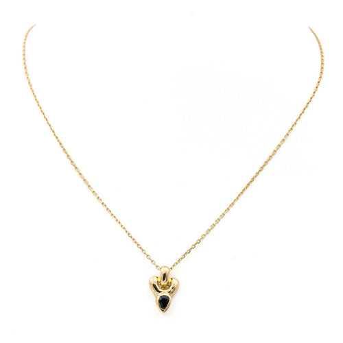 Collier Collier Pendentif Or jaune Saphir 58 Facettes 2218725CN