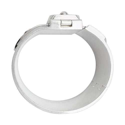 Bracelet Bracelet Hermès "Ceinture" en argent. 58 Facettes 30814