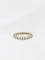 Bague Alliance américaine en or blanc et diamants 58 Facettes J68