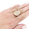 Bague 52 Bague en or rose Bulgari modèle "Bulgari Bulgari", diamants. 58 Facettes 31074