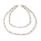 Collier Hermès - Sautoir "Audierne" Argent 58 Facettes 1