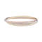 Bracelet Bracelet Cartier, "Trinity", trois tons d'or. 58 Facettes 33329