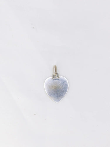 Pendentif Médaille amour Augis cœur Or blanc Rubis Plus qu’hier moins que demain 58 Facettes J238
