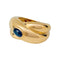 Bague 49 Bague vintage Cartier, "Colisée", or jaune, saphir. 58 Facettes 31536