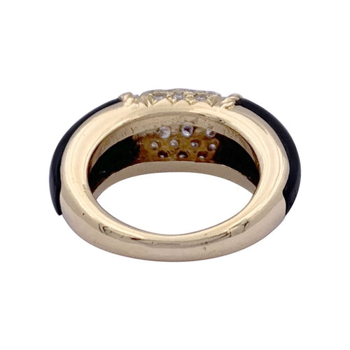 Bague 46 Bague Van Cleef & Arpels, "Philippine", or jaune, onyx. 58 Facettes 33254