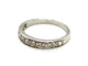 Bague 51 Bague Demie alliance Platine Diamant 58 Facettes 1385194CN