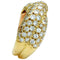 Bague 52 Bague "Croisée" en or jaune et diamants. 58 Facettes 31950