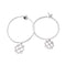 Boucles d'oreilles Boucles d'oreilles Messika, "Eden", or blanc, diamants. 58 Facettes 33017
