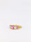 Bague Bague jarretière Saphirs roses Diamants taille ancienne 58 Facettes 842