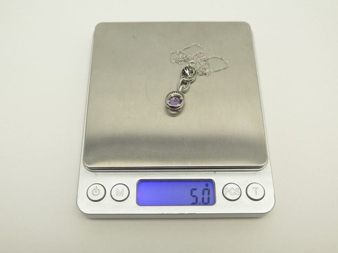 Collier collier MAUBOUSSIN vraiment toi 42 cm en or blanc amethyste et diamants 58 Facettes 256060