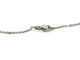 Collier Collier Chaîne + pendentif Or blanc Diamant 58 Facettes 1423255CD