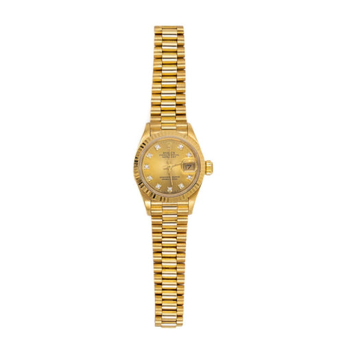 Montre Rolex Montre Oyster Perpetual Date Juste Or jaune Diamant 58 Facettes 1887742CN