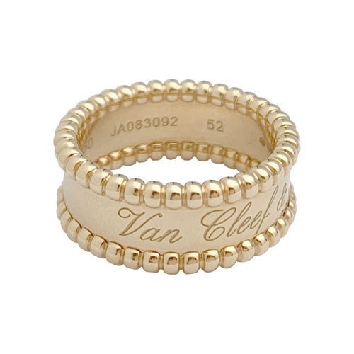 Bague 52 Bague Van Cleef & Arpels, "Perlée signature", or rose. 58 Facettes 31245