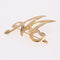 Broche Broche en or lettre M 58 Facettes CVBR48