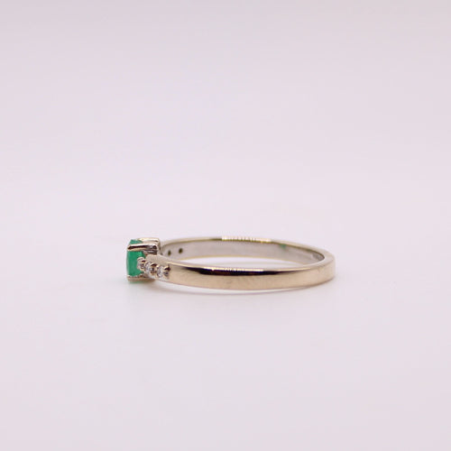 Bague MAUBOUSSIN - bague émeraude, diamants 58 Facettes