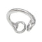 Bague 52 Bague Hermès, "Nausicaa", or blanc, diamants. 58 Facettes 30843
