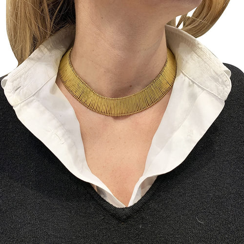 Collier Collier H.Stern, "Filaments" en or jaune et diamant. 58 Facettes 30826