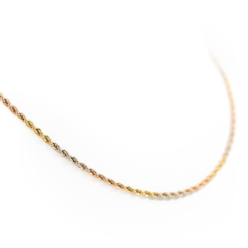 Collier Collier Maille torsadée Or jaune 58 Facettes 1641785CN