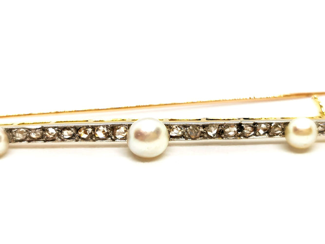 Broche Broche Barrette Or jaune Diamant 58 Facettes 1292212CN