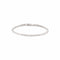 Bracelet Bracelet rivière or gris en diamants 58 Facettes 0