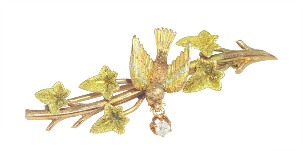 Broche Broche en or jaune, diamant 58 Facettes 23054-0120