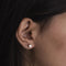 Boucles d'oreilles Puces d'oreilles Or jaune Diamants 58 Facettes BO/230022/