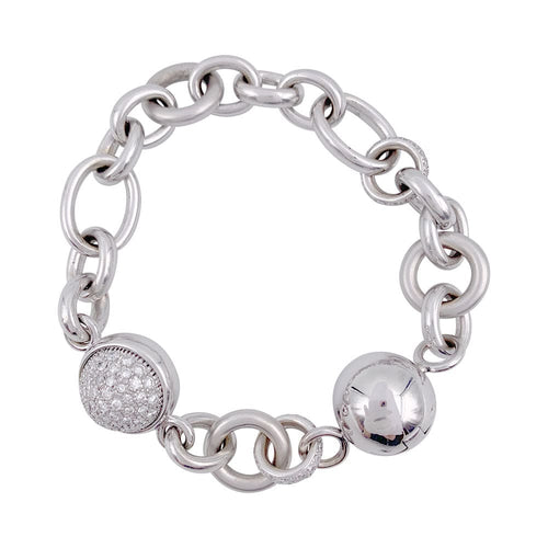 Bracelet Bracelet Pomellato or blanc, diamants. 58 Facettes 32209