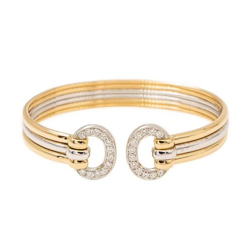 Bracelet Bracelet Jonc Or jaune  Diamant 58 Facettes 2106787CN