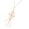 Collier Ginette NY Collier Jumbo Tanger on Chain Or rose 58 Facettes 2322867CN