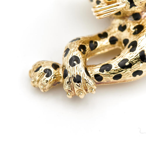 Broche Fred Broche Panthère Panthère Or jaune Diamant 58 Facettes 1913079CN