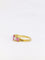 Bague Bague jarretière Saphirs roses Diamants taille ancienne 58 Facettes 842