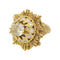 Bague 55 Bague Sterlé en or jaune et diamants. 58 Facettes 31575