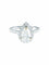 Bague 53.5 Bague diamant poire or blanc 58 Facettes LP72-11-420