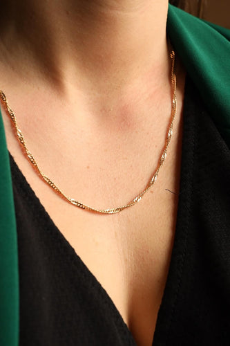 Collier Collier Maille torsadée Or jaune 58 Facettes 1660462CN