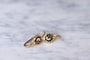 Boucles d'oreilles poissardes en or et émail 58 Facettes