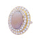 Bague 56 Bague M.Gérard corail, diamants. 58 Facettes 32500