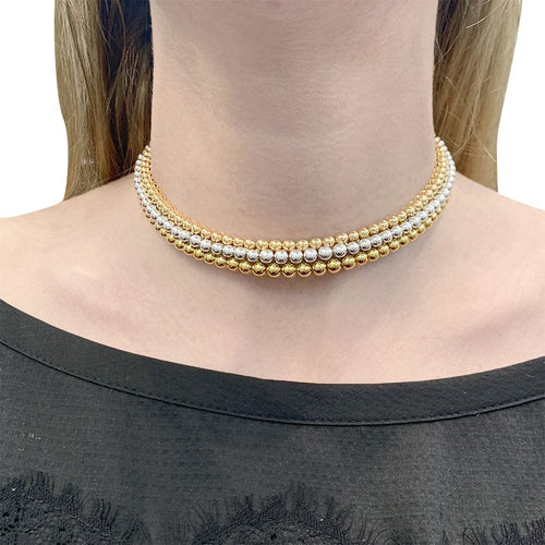 Collier Collier Boucheron, "Grains de Raisin", trois ors. 58 Facettes 33314