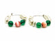 Boucles d'oreilles Boucles d'oreilles Créoles Or blanc Perles 58 Facettes 1672442CD