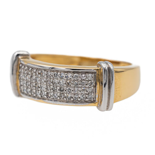 Bague 54 Bague Bandeau Or jaune Diamant 58 Facettes 2719339CN