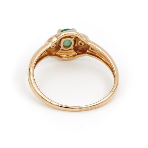 Bague 47 Bague Or jaune Emeraude 58 Facettes 1732353CN