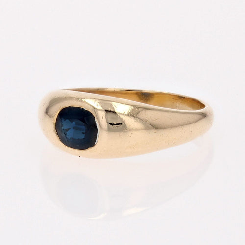 Bague 49 Bague jonc or jaune saphir 58 Facettes 22-518