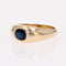 Bague 49 Bague jonc or jaune saphir 58 Facettes 22-518