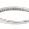Bague 53.5 Bague Demi alliance Or blanc Diamant 58 Facettes 2554902CN
