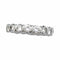 Bague 52 Alliance or blanc et diamants. 58 Facettes 31103