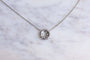 Collier Collier pendentif vintage en or blanc et diamants 58 Facettes