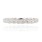 Bague 50 Alliance tresse ciselée or blanc 58 Facettes TRE2.0B