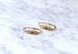 Boucles d'oreilles Boucles d'oreilles poissardes or rose et émail 58 Facettes