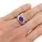 Bague 48 Bague Boucheron, "Roxane", or blanc améthyste. 58 Facettes 31215